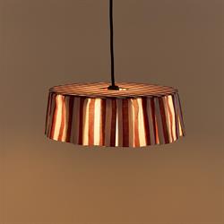 Vibes Aydınlatma Şapkası, 40cm çap, Maroon Stripes