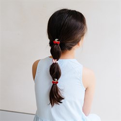 Mimi & Lula Red Cherries Mini 6lı Lastik Toka