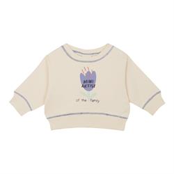 Çiçek Basklı Sweatshirt Tayt Set