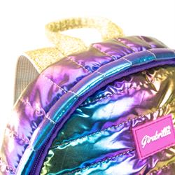 Puffer Metalik Sırt Çantası, Yanar Döner