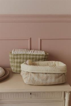 Lorena Canals Çocuk Odası Sepet, Kapitone Matcha