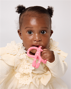 Matchstick Monkey Silikon Diş Kaşıyıcı, Heart Monkey