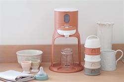 4 Katmanlı Süt Tozu Kutusu ve Atıştırmalık Kabı (Cotton white/Terracotta)