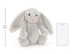 Jellycat Bashful Gri Tavşan Orta Boy 31 cm