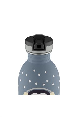 24Bottles Kids Bottle Paslanmaz Çelik Çocuk Su Matarası 250 ml, Happy Penguin