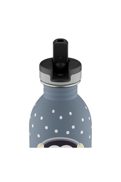 24Bottles Kids Bottle Paslanmaz Çelik Çocuk Su Matarası 250 ml, Happy Penguin
