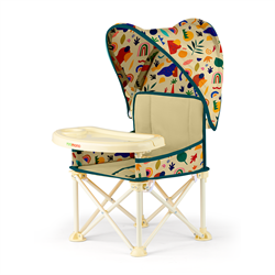 Minimono PlusUp Tenteli Portatif  Mama Sandalyesi, Tropik