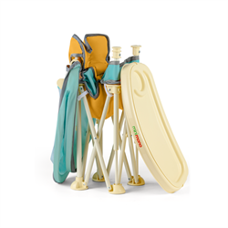 Minimono PlusUp Tenteli Portatif  Mama Sandalyesi, Sarı & Yeşil