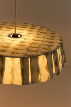 Vibes Aydınlatma Şapkası, 50cm çap, Green Blue Harlequin