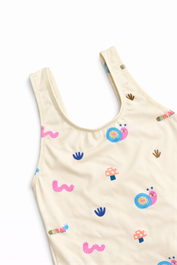 Lille Trove, Sunny Snail Garden UV Korumalı Mayo 3-4 Yaş