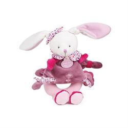 Doudou Oyuncak, Hediye Kutulu Çıngıraklı Pembe Tavşan 19 cm