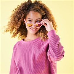 Babiators Polarize Heart Güneş Gözlüğü Frosted Pink 3-5 Yaş