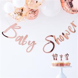 Baby Shower Asılan Süs - Rose Gold