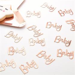 Baby Shower Konfeti - Rose Gold
