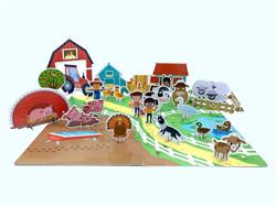 Build and Play - Farm Book and Play Set