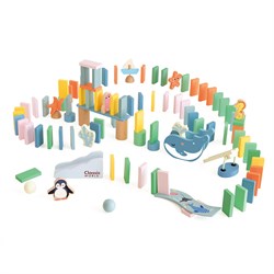 Classic World Ahşap Domino Oyunu - Okyanus