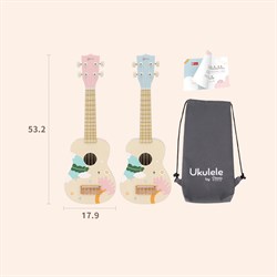 Classic World Ahşap Iris Ukelele - Pembe