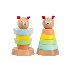 Classic World Ahşap Sıralama Oyuncağı - Bear Tower