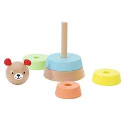 Classic World Ahşap Sıralama Oyuncağı - Bear Tower