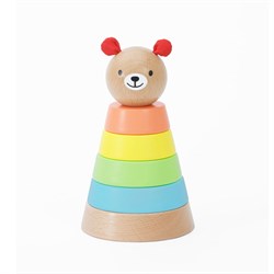 Classic World Ahşap Sıralama Oyuncağı - Bear Tower