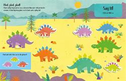 Felt Stickers - Dinosaurs Play Scene Book