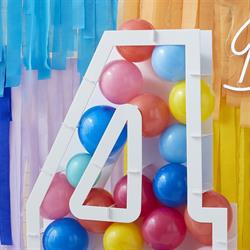 Ginger Ray - Balon Standı - 4 Rakamı