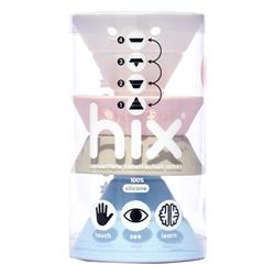 Hix Pastel White-Baby Pink-Beige-Ice Blue