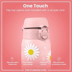 ION8 - Çocuk Su Termosu - Papatya - 320 Ml - Sızdırmaz