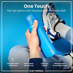 ION8 - İnce Su Termosu - Mavi - 500 Ml - Sızdırmaz
