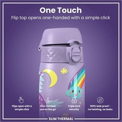 ION8 - İnce Su Termosu - Mor Unicorn - 500 Ml - Sızdırmaz