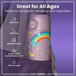 ION8 - İnce Su Termosu - Unicorn - 500 Ml - Sızdırmaz