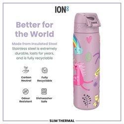 ION8 - İnce Su Termosu - Unicorn - 500 Ml - Sızdırmaz