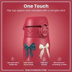 ION8 - Paslanmaz Çelik İnce Suluk - Fiyonklar - 600 Ml - Sızdırmaz