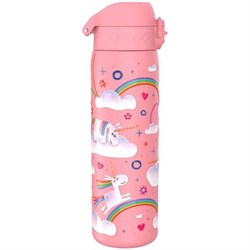 ION8 - Paslanmaz Çelik İnce Suluk - Gökkuşağı Unicorn - 600 Ml - Sızdırmaz