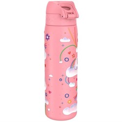 ION8 - Paslanmaz Çelik İnce Suluk - Gökkuşağı Unicorn - 600 Ml - Sızdırmaz