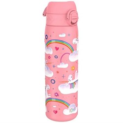 ION8 - Paslanmaz Çelik İnce Suluk - Gökkuşağı Unicorn - 600 Ml - Sızdırmaz