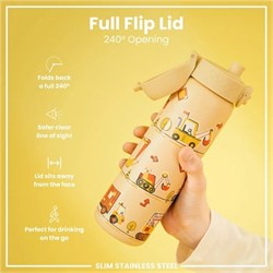 ION8 - Paslanmaz Çelik İnce Suluk - İş Makineleri - 600 Ml - Sızdırmaz