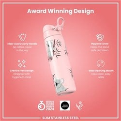 ION8 - Paslanmaz Çelik İnce Suluk - Koala - 600 Ml - Sızdırmaz