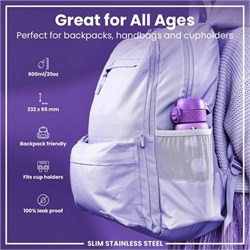 ION8 - Paslanmaz Çelik İnce Suluk - Prenses - 600 Ml - Sızdırmaz
