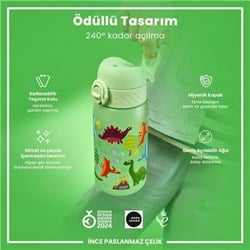 ION8 - Çocuk Suluk - Dinozorlar- 350 Ml - Sızdırmaz - BPA İçermeyen