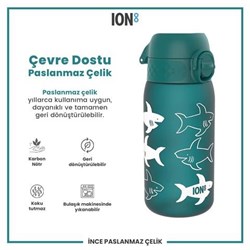 ION8 - Çocuk Suluk - Köpekbalığı - 350 Ml - Sızdırmaz - BPA İçermeyen