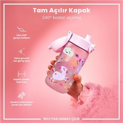 Ion8 - Çocuk Suluk - Unicorn - 350 Ml - Sızdırmaz - BPA İçermeyen
