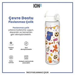 Ion8 - İnce Suluk - Futbol - 500 Ml - Sızdırmaz - BPA İçermeyen