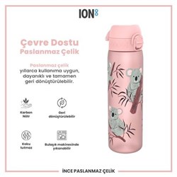 Ion8 - İnce Suluk - Koala - 500 Ml - Sızdırmaz - BPA İçermeyen