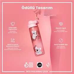 Ion8 - İnce Suluk - Koala - 500 Ml - Sızdırmaz - BPA İçermeyen