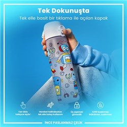 Ion8 - İnce Suluk - Robotlar - 500 Ml - Sızdırmaz - BPA İçermeyen