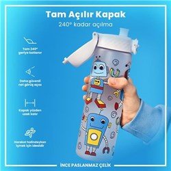 Ion8 - İnce Suluk - Robotlar - 500 Ml - Sızdırmaz - BPA İçermeyen