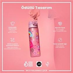 Ion8 - İnce Suluk - Unicorn - 500 Ml - Sızdırmaz - BPA İçermeyen