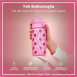 Ion8 - Paslanmaz Çelik Çocuk Suluk - Uğur Böceği- 400 Ml - Sızdırmaz