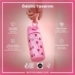 Ion8 - Paslanmaz Çelik Çocuk Suluk - Uğur Böceği- 400 Ml - Sızdırmaz